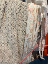 Load image into Gallery viewer, (Package d)ready to ship Box of fabric remnants perfect for baby layering (photo prop)