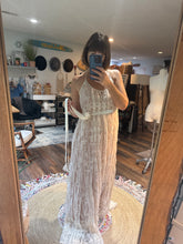 Load image into Gallery viewer, Ready to ship Gently lace dress lined in nude on sale