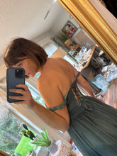 Load image into Gallery viewer, Spring sale hand dyed sleeveless corset dress with tulle
