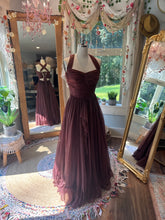 Load image into Gallery viewer, Love bird dress hand dyed slightly imperfect dye- ready to ship tulle