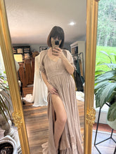 Load image into Gallery viewer, Maxi length prairie hearts dress ready to ship