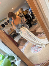 Load image into Gallery viewer, Three top, vintage lace skirt, Athena dress in brown sale ready to ship