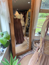 Load image into Gallery viewer, Ready to ship sale two dress deal hey babe dress hand dyed with hand dye poetry lace /floral embellished