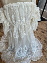 Load image into Gallery viewer, Kids dress sheer white lace size 2 to 4 t