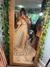 Load image into Gallery viewer, Preorder allow 6 to 8 weeks Poetry two piece new champagne and ivory dress