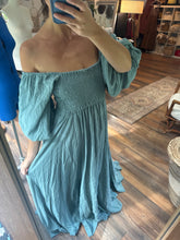 Load image into Gallery viewer, (Rts) (blue ) Ready to ship  The Sugar Sugar dress linen cotton
