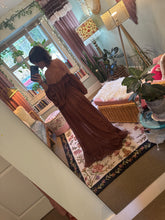Load image into Gallery viewer, Ready to ship  dark brown Always and Forever dress crinkle