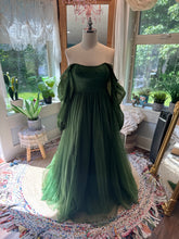 Load image into Gallery viewer, One of a kind hand dyed green Sonoma dress sale ready to ship