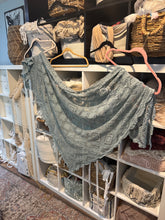 Load image into Gallery viewer, Four big pieces of Hand dye vintage lace) (Package R)l ready to ship Box of fabric remnants perfect for baby layering (photo prop)