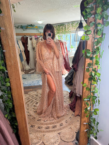 Last golden wanderlust dress in rose gold