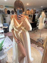 Load image into Gallery viewer, Sample sale braided mesh dress lined in satin ready to ship