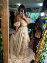 Load image into Gallery viewer, Preorder allow 6 to 8 weeks Poetry two piece new champagne and ivory dress