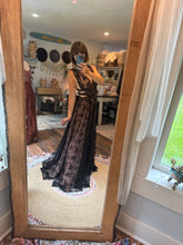 Load image into Gallery viewer, Ready to ship black lace slight sheer love me Wild dress