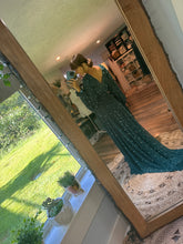 Load image into Gallery viewer, Teal pearl mesh robe xs-xl ready to ship on sale