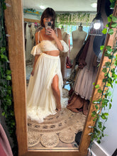 Load image into Gallery viewer, Ready to ship ivory poetry two piece dress