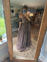 Load image into Gallery viewer, Sale Ready to ship poetry two piece dress in blue green floral