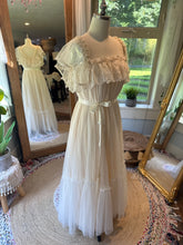 Load image into Gallery viewer, One of a kind Ready to ship sample sale Beatrice dress in tulle and lace lined in linen cotton