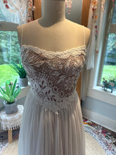 Load image into Gallery viewer, Sample sale one of a kind Cherish Dress with vintage lace bodice ready to ship