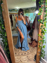 Load image into Gallery viewer, Ready to ship We belong denim dress with sleeves ON SALE