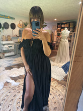 Load image into Gallery viewer, (Black) preorder allow 6-8 week linen cotton Always and Forever dress