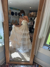 Load image into Gallery viewer, New - sample sale one of a kind sale Wander Dress in ivory linen cotton