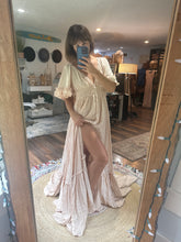 Load image into Gallery viewer, On sale Ready to ship Awaken in beige linen cotton dress