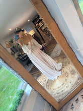 Load image into Gallery viewer, Ready to ship A New Day dress in light blush floral off white crinkle
