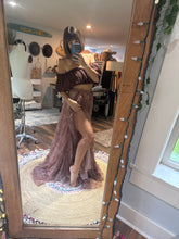 Load image into Gallery viewer, (Filagree) flash sale Ready to ship rusty filagree poetry two piece dress comes with three tops and skirt