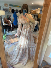 Load image into Gallery viewer, Sale ready to ship dreams crinkle rust floral dress
