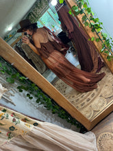 Load image into Gallery viewer, Two piece rust lace ready to ship (sheer) dress