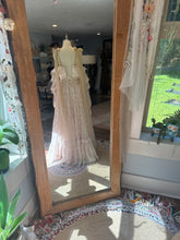 Load image into Gallery viewer, One of a kind champagne chiffon print Opaline dress ready to ship