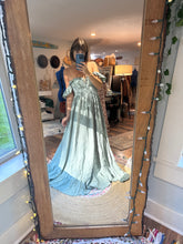 Load image into Gallery viewer, Ready to ship sale always and forever coastal blue dress cotton