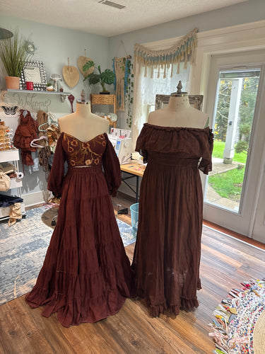 Ready to ship two dress deal hand dyed