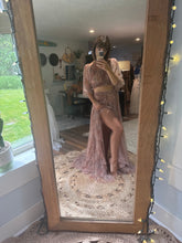 Load image into Gallery viewer, Preorder allow 6-8 weeks poetry two piece with added music top in the newest vintage lovers print