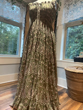 Load image into Gallery viewer, Preorder fully lined hand dye lace always and forever dress green