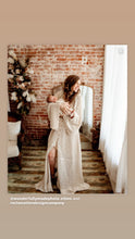 Load image into Gallery viewer, Ready to ship Cuddle Lover lace robe dress in imitation Crochet beige Black Friday sale