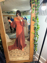 Load image into Gallery viewer, Ready to ship rust glory dress