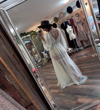 Load image into Gallery viewer, Preorder Wish Dress in ivory mesh tulle allow 6-8 week
