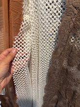 Load image into Gallery viewer, (Package L) bigger pieces ready to ship Box of fabric remnants perfect for baby layering (photo prop)