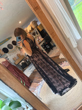 Load image into Gallery viewer, Ready to ship black lace slight sheer love me Wild dress