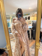 Load image into Gallery viewer, Ready to ship glow up dress in large golden floral