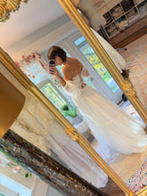 Load image into Gallery viewer, Sale! The new Smitten dress in off white mesh tulle and cotton ready to ship
