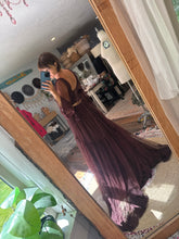 Load image into Gallery viewer, Ready to ship two dress deal embroidered top and olive skirt with euphoria hand dye dress