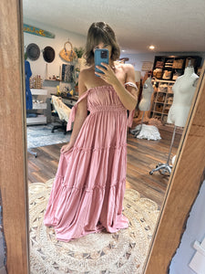 You glow girl sleeveless salmon rose color ready to ships flash sale