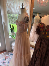 Load image into Gallery viewer, Ready to ship sale two dress deal hey babe dress hand dyed with hand dye poetry lace /floral embellished