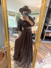 Load image into Gallery viewer, Ready to ship brown Raynie two piece dress