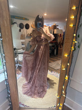 Load image into Gallery viewer, (Filagree) flash sale Ready to ship rusty filagree poetry two piece dress comes with three tops and skirt