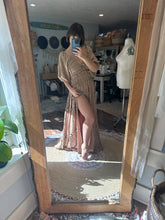 Load image into Gallery viewer, Ready to ship tan brown linen cotton simply dress sale