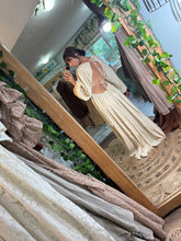 Load image into Gallery viewer, SALE ON the new Purely Abundant dress ready to ship in crepe crinkly cotton creamy ivory