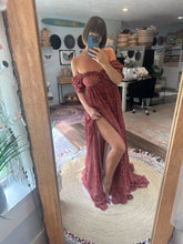 Load image into Gallery viewer, Ready to ship sale rust lace -oh Juliet dress